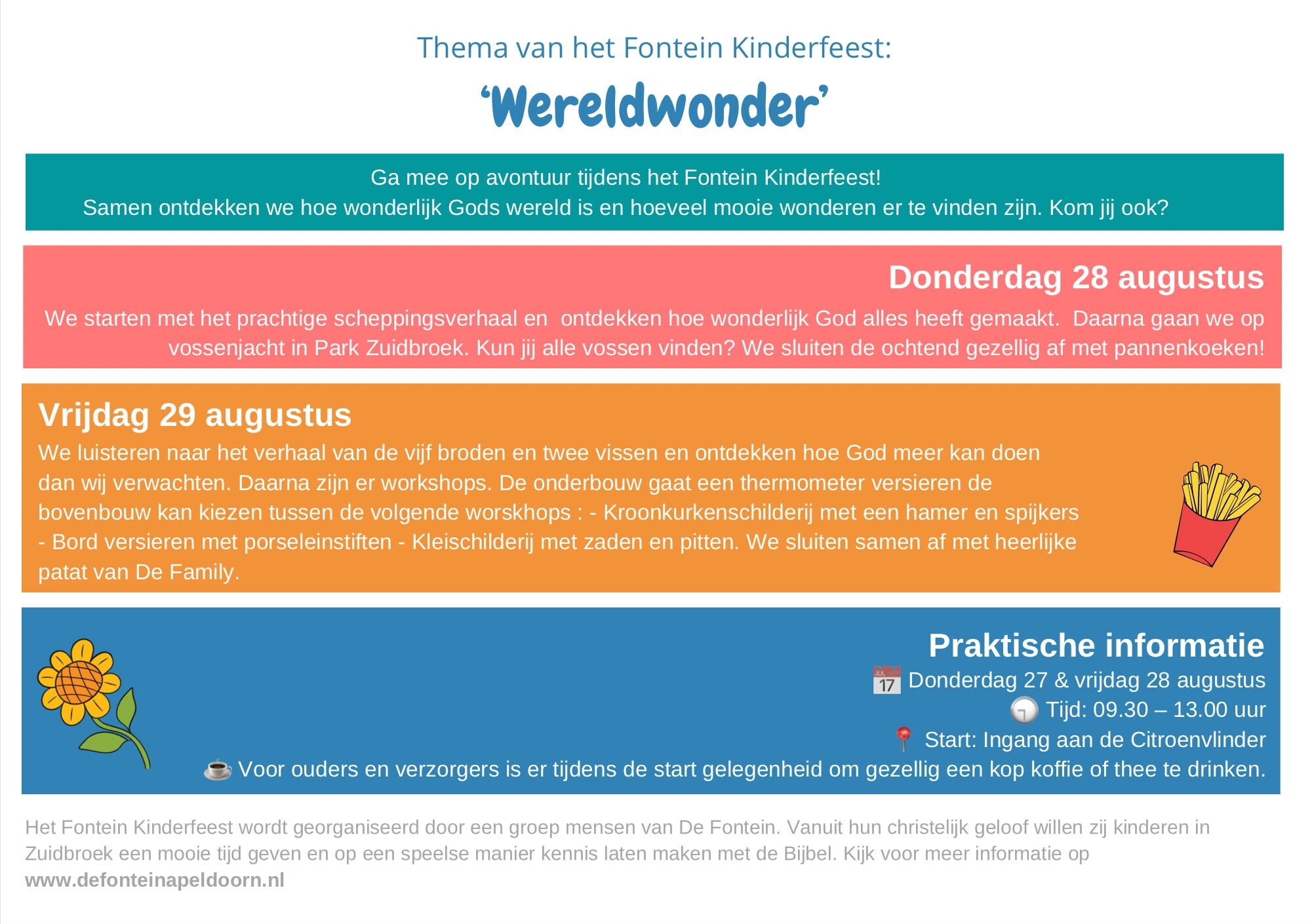 Toelichting programma VBW
